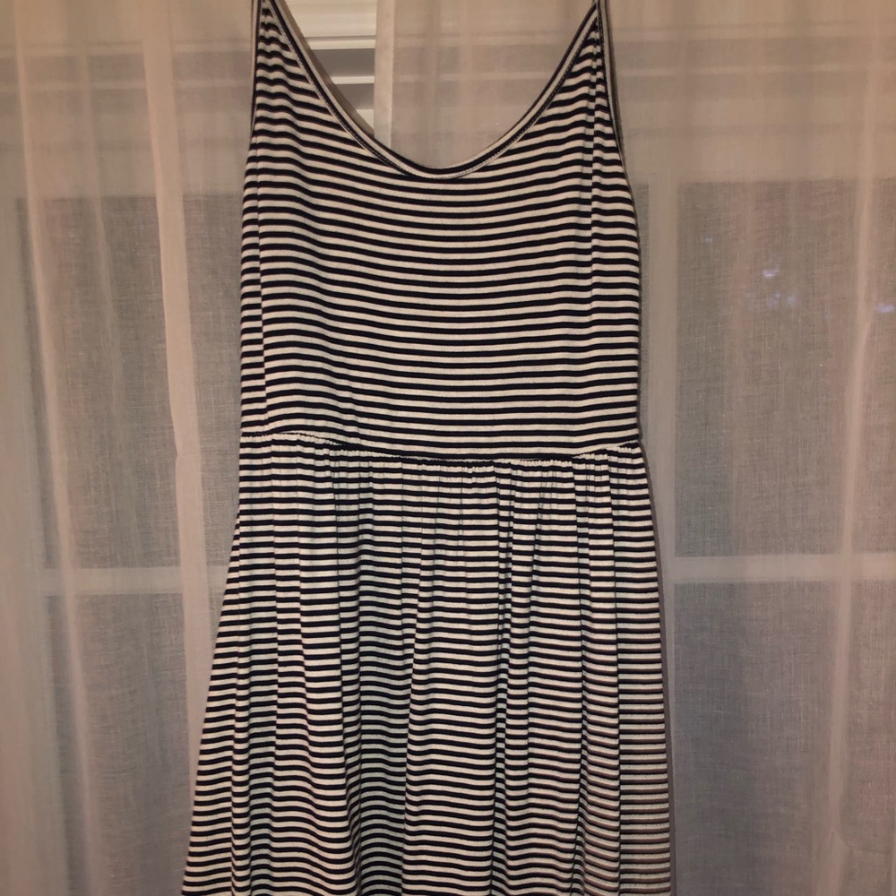 striped sun dress
